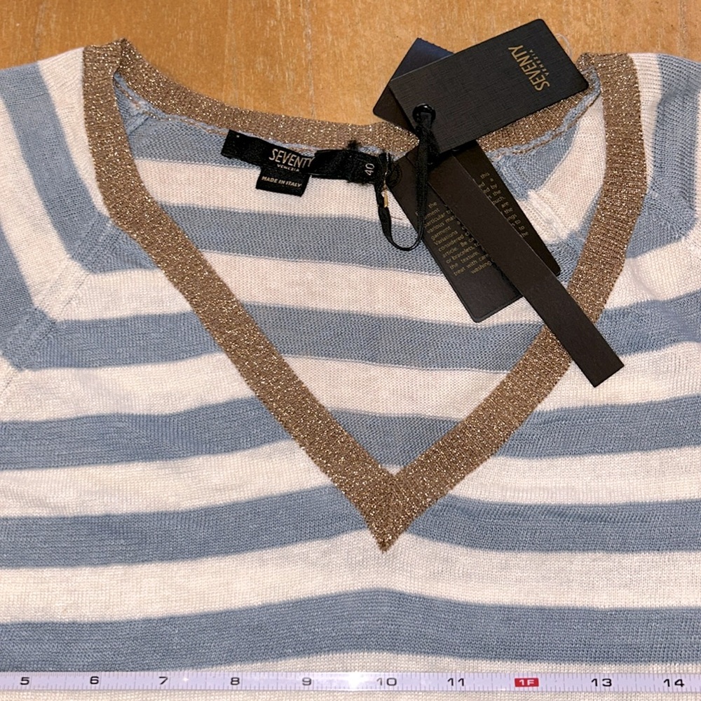Seventy Venezia knitwear fine knit top size medium NWT